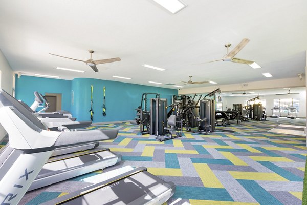 fitness center at Morada West Apartments