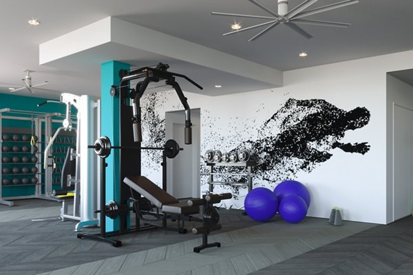 Gio Apartments: State-of-the-art fitness center with modern equipment for residents seeking luxury living