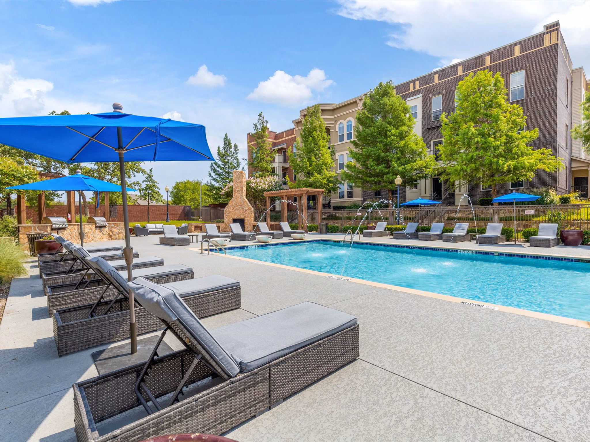 pool at Enclave at Hometown Apartments