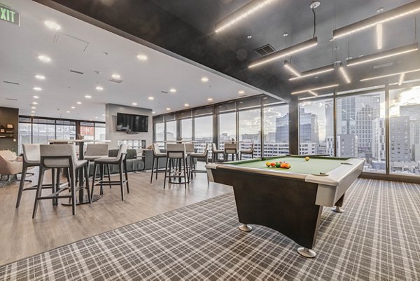 Luxurious clubhouse with modern amenities at The Morton Apartments