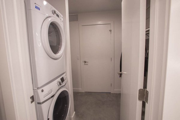 Laundry room at The Morton Apartments