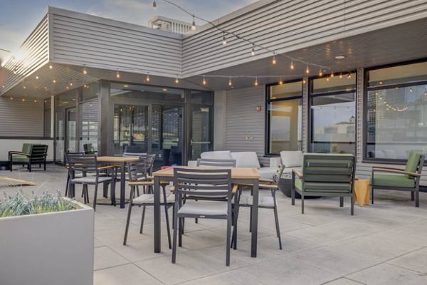 Patio at The Morton Apartments