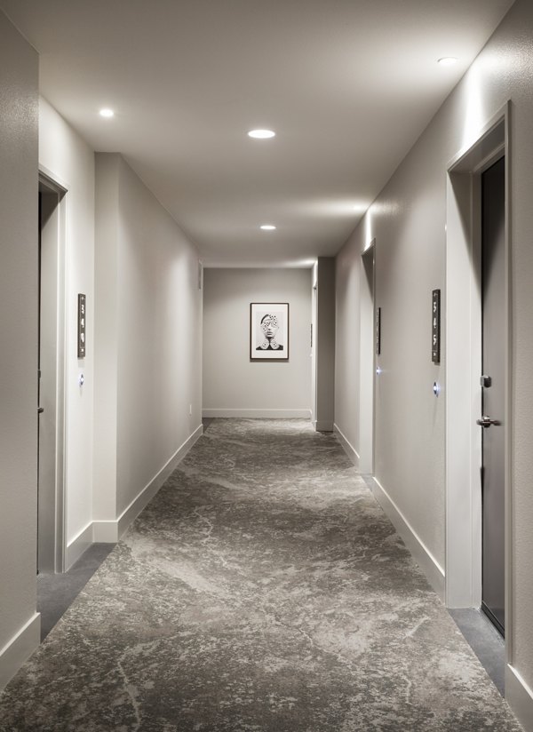Modern clubhouse featuring luxury design elements at Lex CTR City Apartments