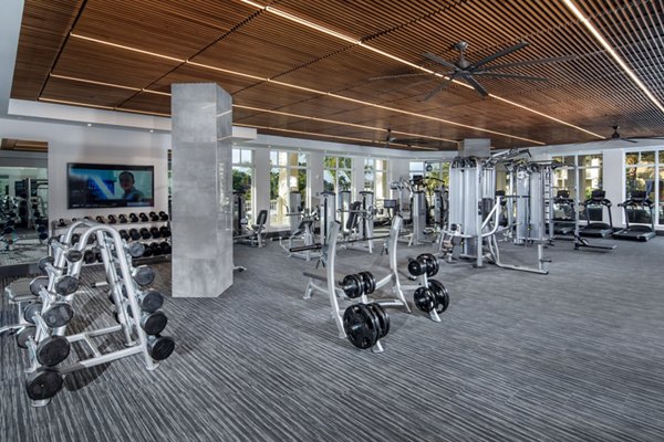fitness center at 1333 South Ocean Apartments