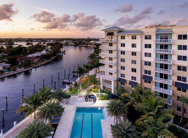 Balcony view of the ocean from 1333 South Ocean Apartments, featuring luxury apartment living in a prime beachfront location