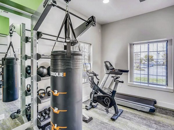 fitness center at Sienna at Cherry Creek Apartments
