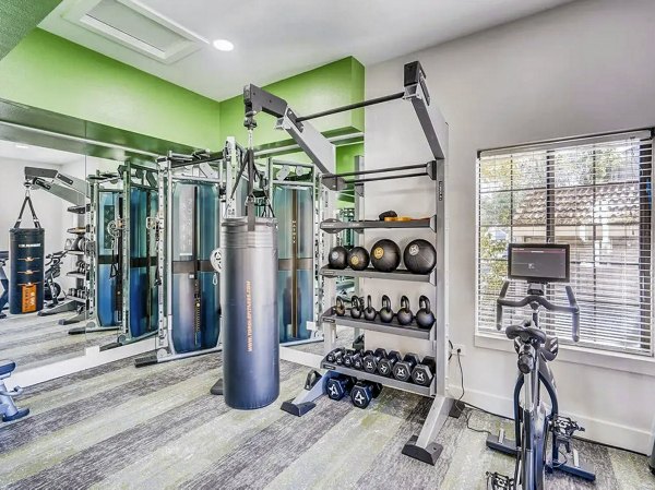 fitness center at Sienna at Cherry Creek Apartments