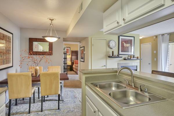 kitchen at Sienna at Cherry Creek Apartments