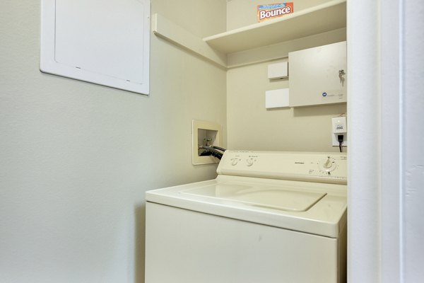 laundry room at Sienna at Cherry Creek Apartments