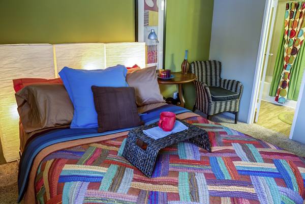 bedroom at Canterra at Fitzsimons Apartments