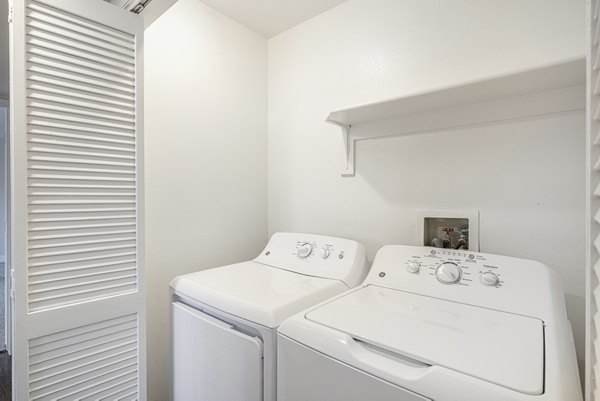 laundry room at Deerwood Apartments