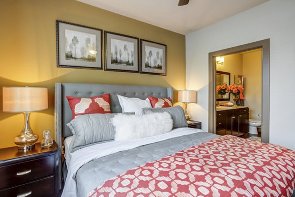 bedroom at Highpoint at Cypresswood Apartments