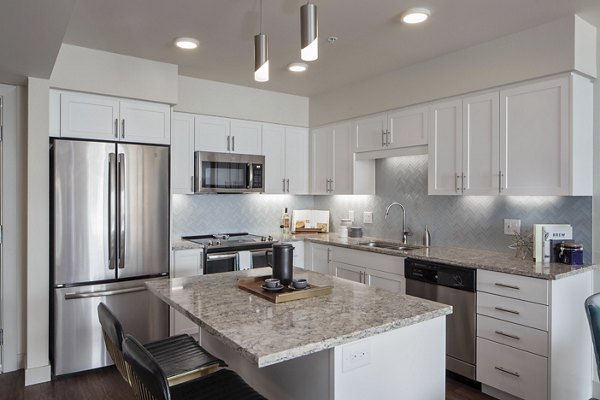 kitchen at Marvelle at Southcenter Apartments