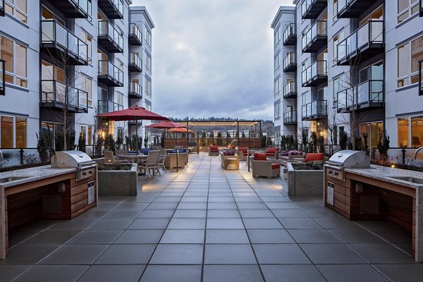 grill area at Marvelle at Southcenter Apartments