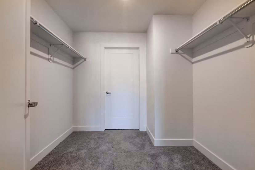 Modern bedroom with stylish decor at Brixton Apartments
