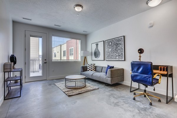 living room at Brixton Apartments