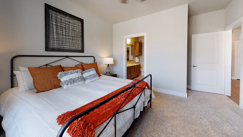 bedroom at Bellrock Market Station Apartments