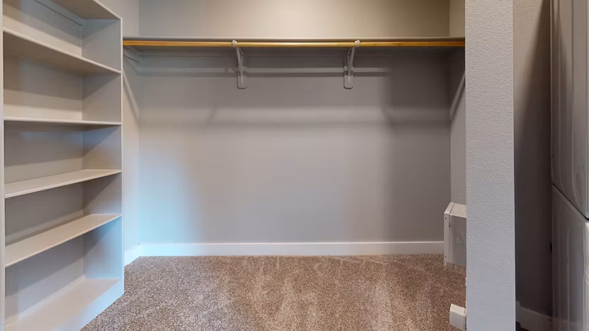 closet at Bellrock Market Station Apartments
