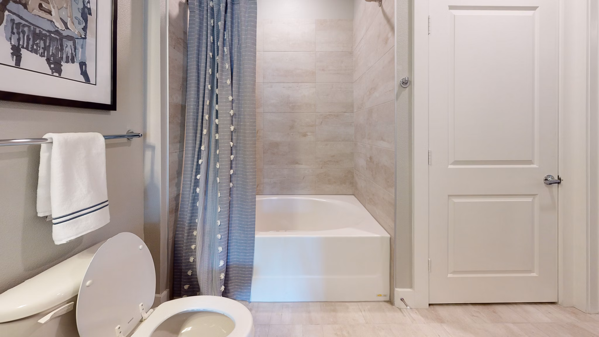 bathroom at Bellrock Market Station Apartments