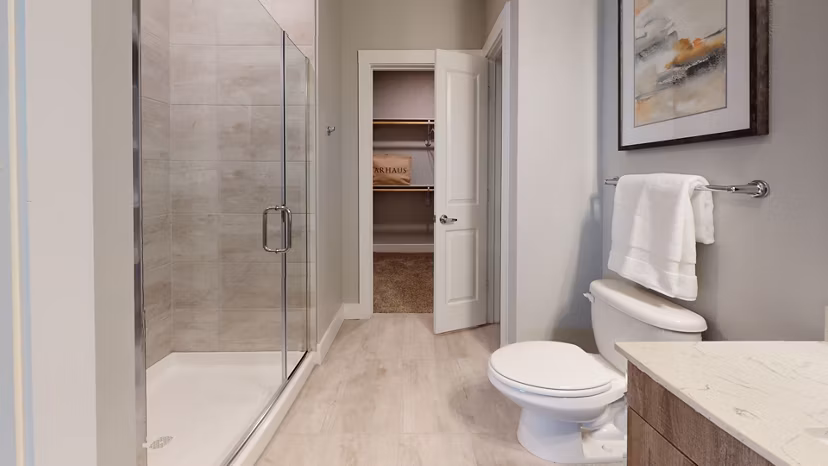 bathroom at Bellrock Market Station Apartments