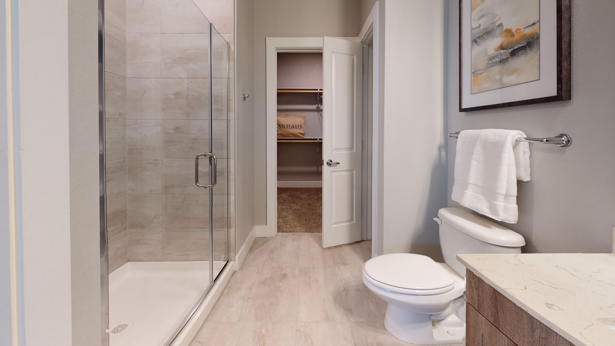 bathroom at Bellrock Market Station Apartments
