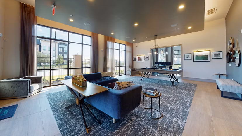 clubhouse at Bellrock Market Station Apartments