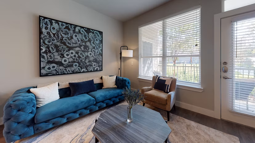 living room at Bellrock Market Station Apartments