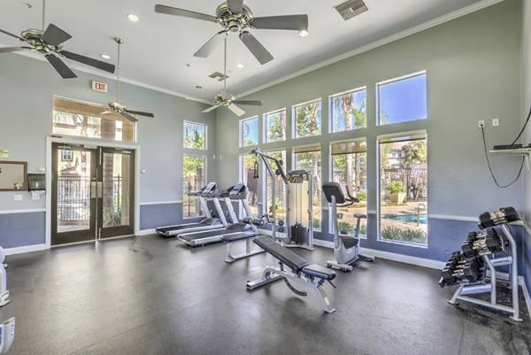 fitness center at Ironwood North Apartments