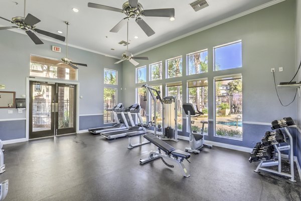 Spacious fitness center with modern equipment at Ironwood North Apartments, ideal for healthy living and exercise enthusiasts