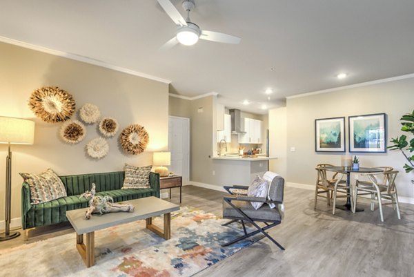 living room at Ironwood North Apartments