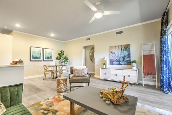 living room at Ironwood North Apartments