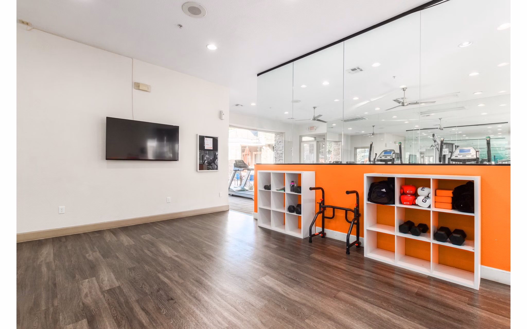 State-of-the-art fitness center at Artessa Apartments with modern equipment and spacious workout areas