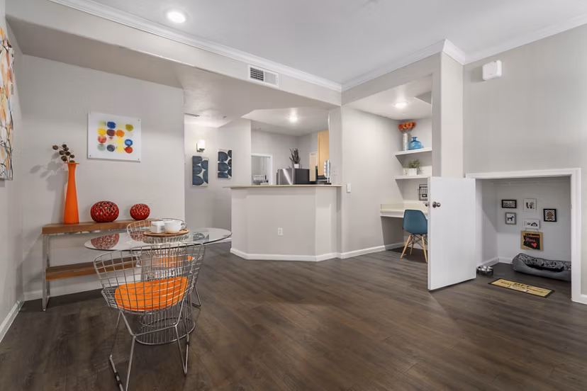 Spacious living room with modern decor at Artessa Apartments, luxury living in the heart of the city