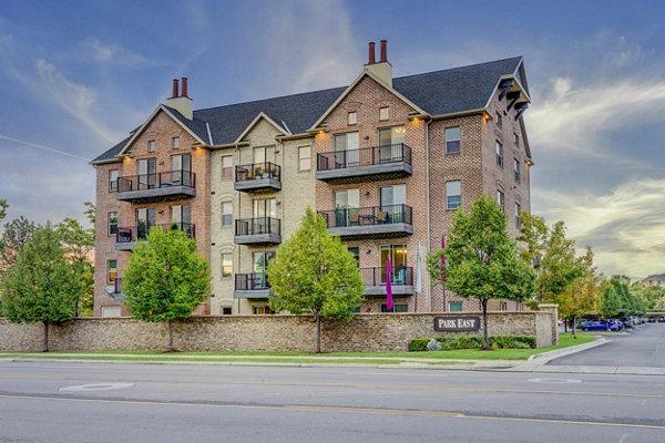 exterior at Park East Apartments