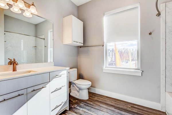 bathroom at Park East Apartments