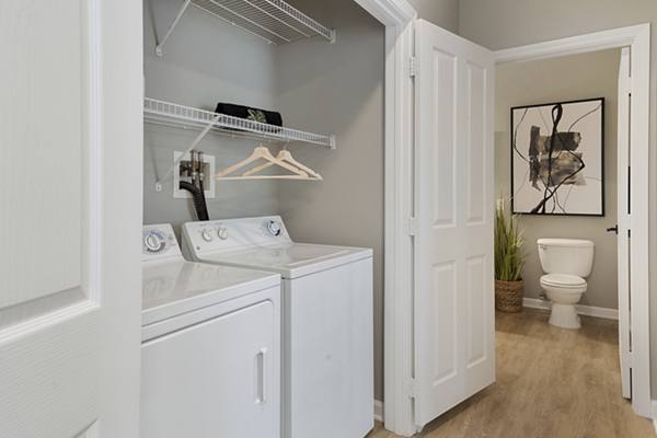 laundry room at Reserve at Harper's Crossing Apartments