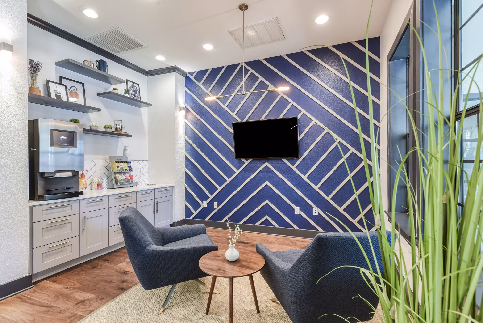 Welcoming clubhouse with cozy seating and modern decor at Judson Pointe Apartments