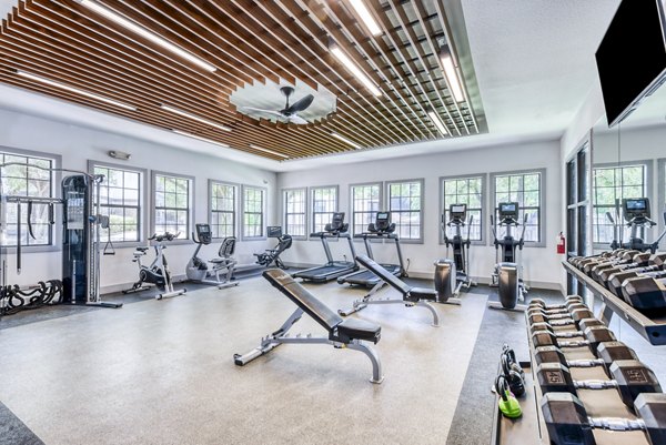 fitness center at Judson Pointe Apartments