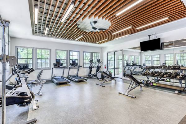 fitness center at Judson Pointe Apartments