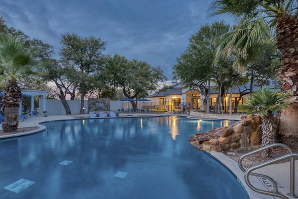 Elegant outdoor pool at Judson Pointe Apartments offering relaxation and leisure options