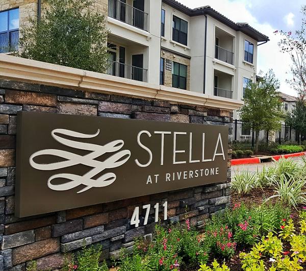 signage at Stella at Riverstone Apartments