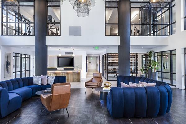 clubhouse/lobby at Revela Apartments