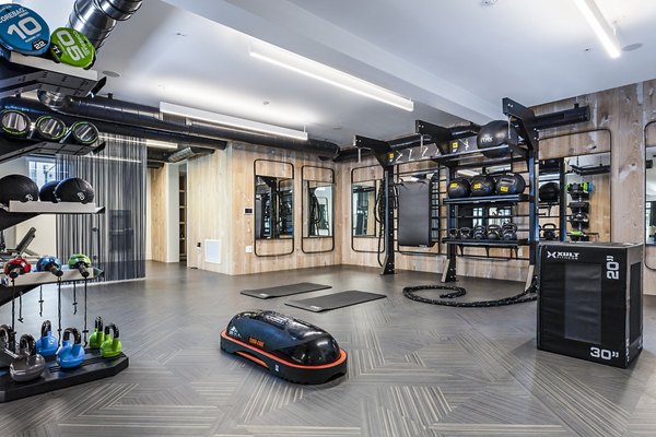 fitness center at Revela Apartments