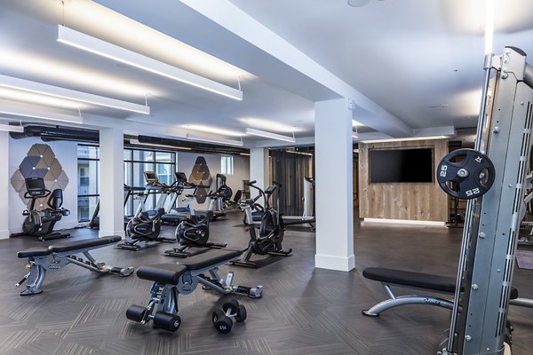 fitness center at Revela Apartments