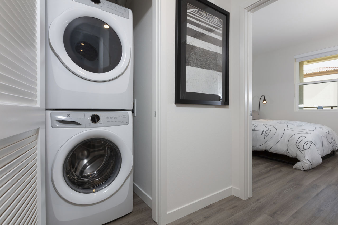 Laundry room at Revela