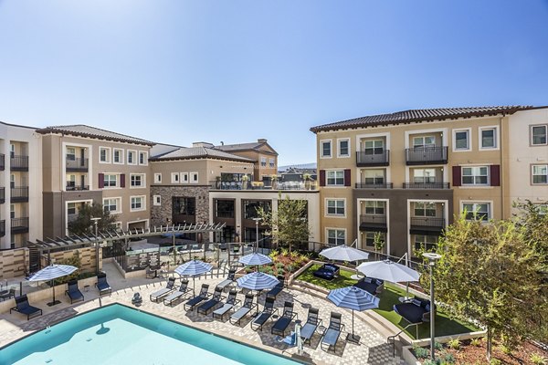 pool at Revela Apartments