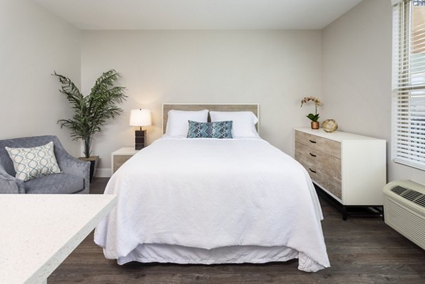 bedroom at Entrada Apartments