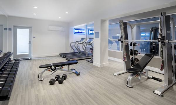 fitness center at Entrada Apartments