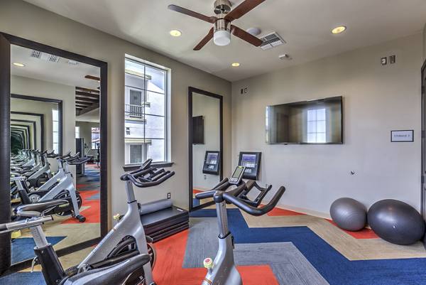 fitness center at Miro Apartments