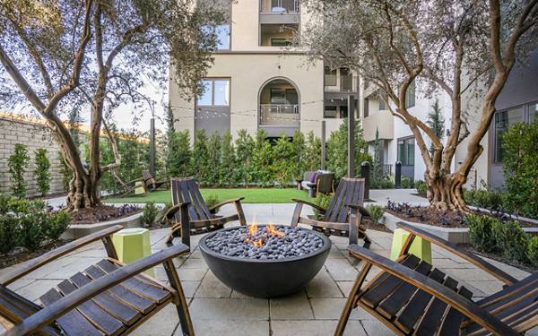 fire pit at Broadstone Vilara Apartments
